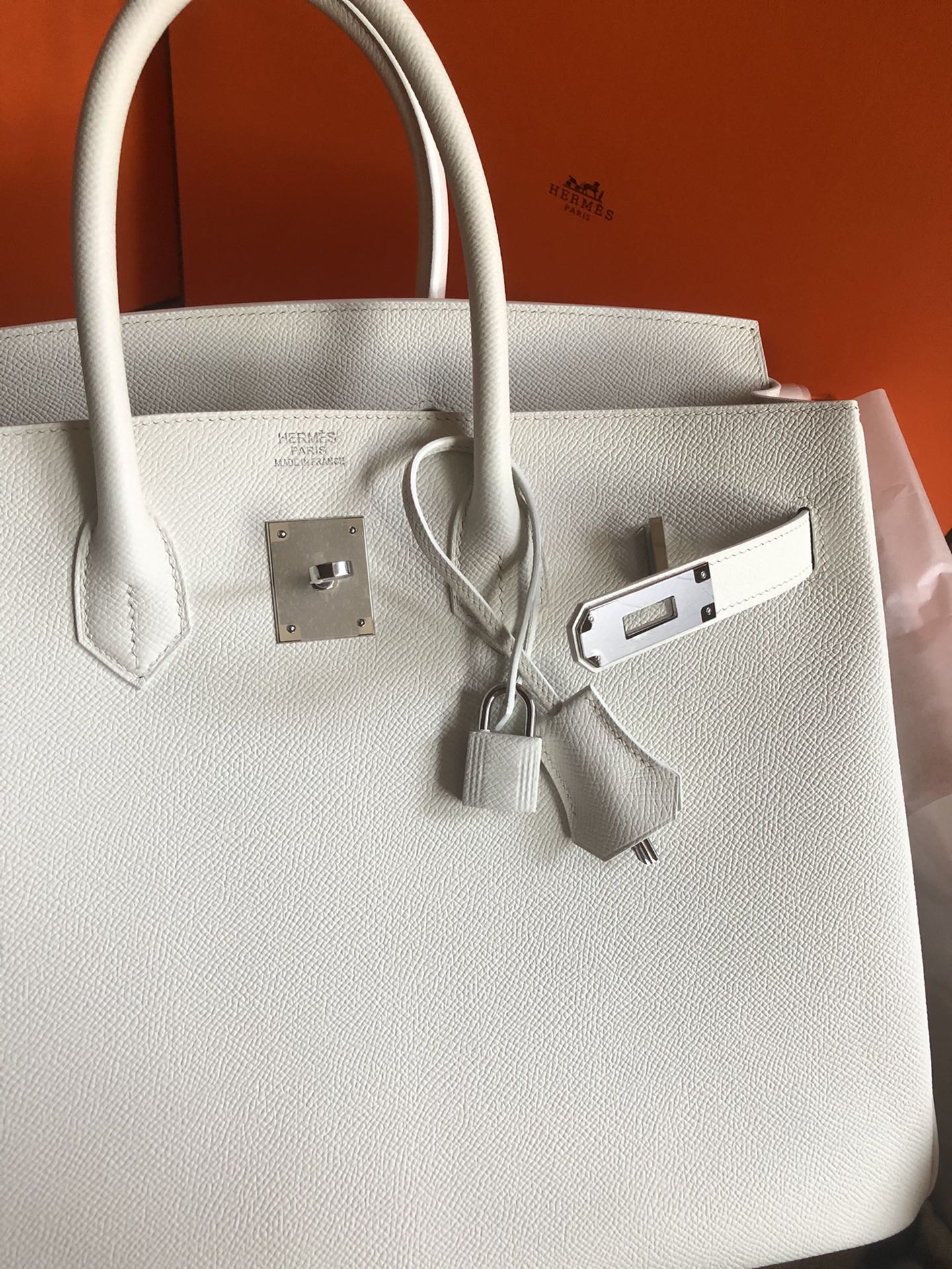 에르메스 버킨백35 화이트